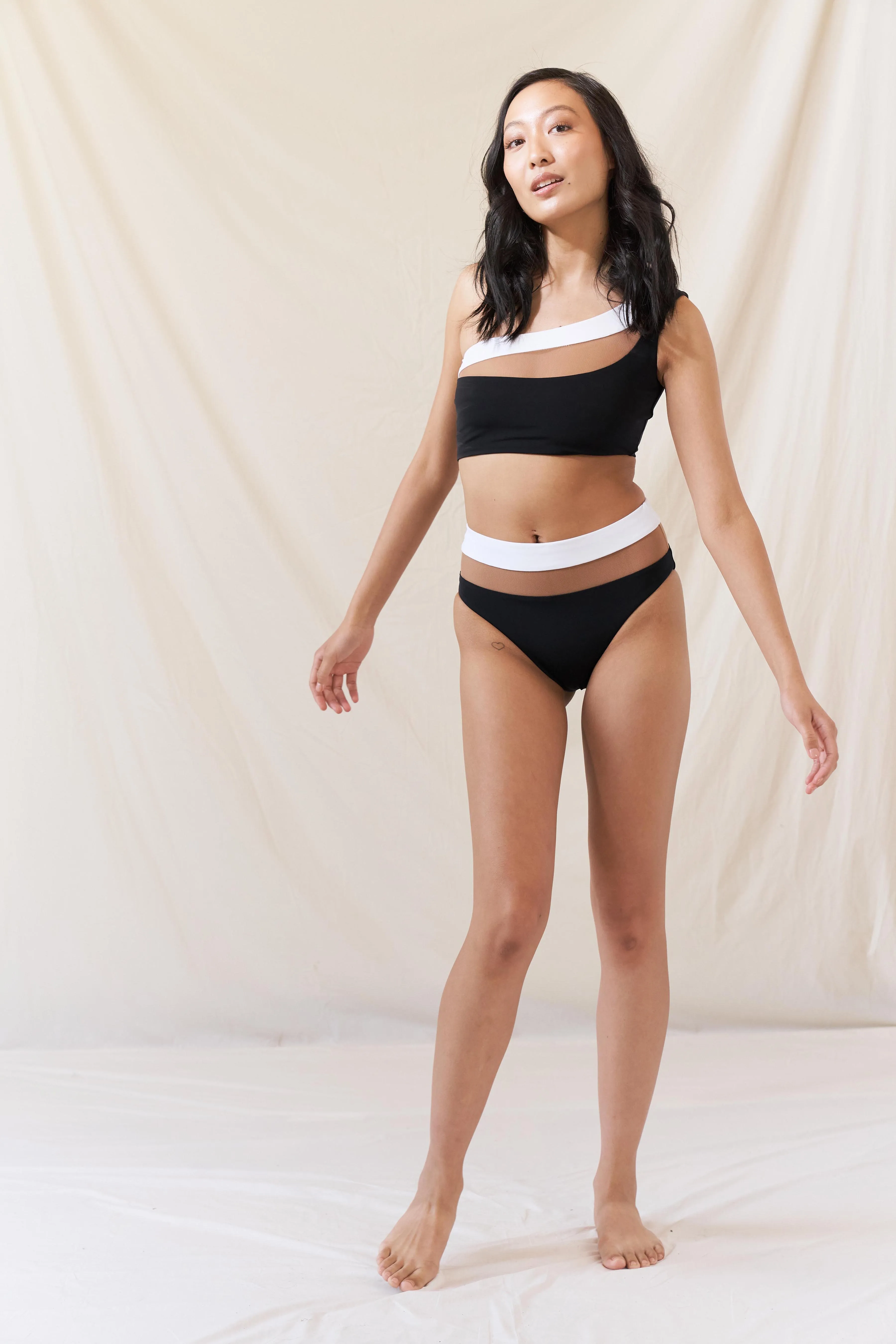 Bay Swim Bottom - Black