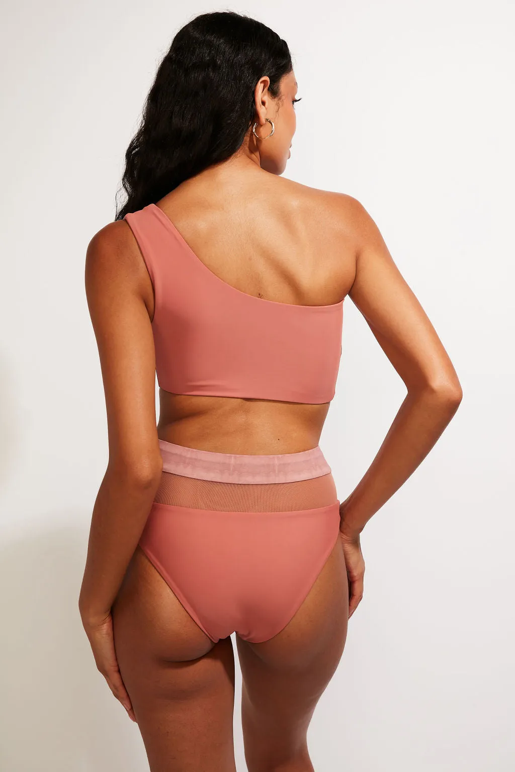 Bay Swim Bottom II - Dusty Rose
