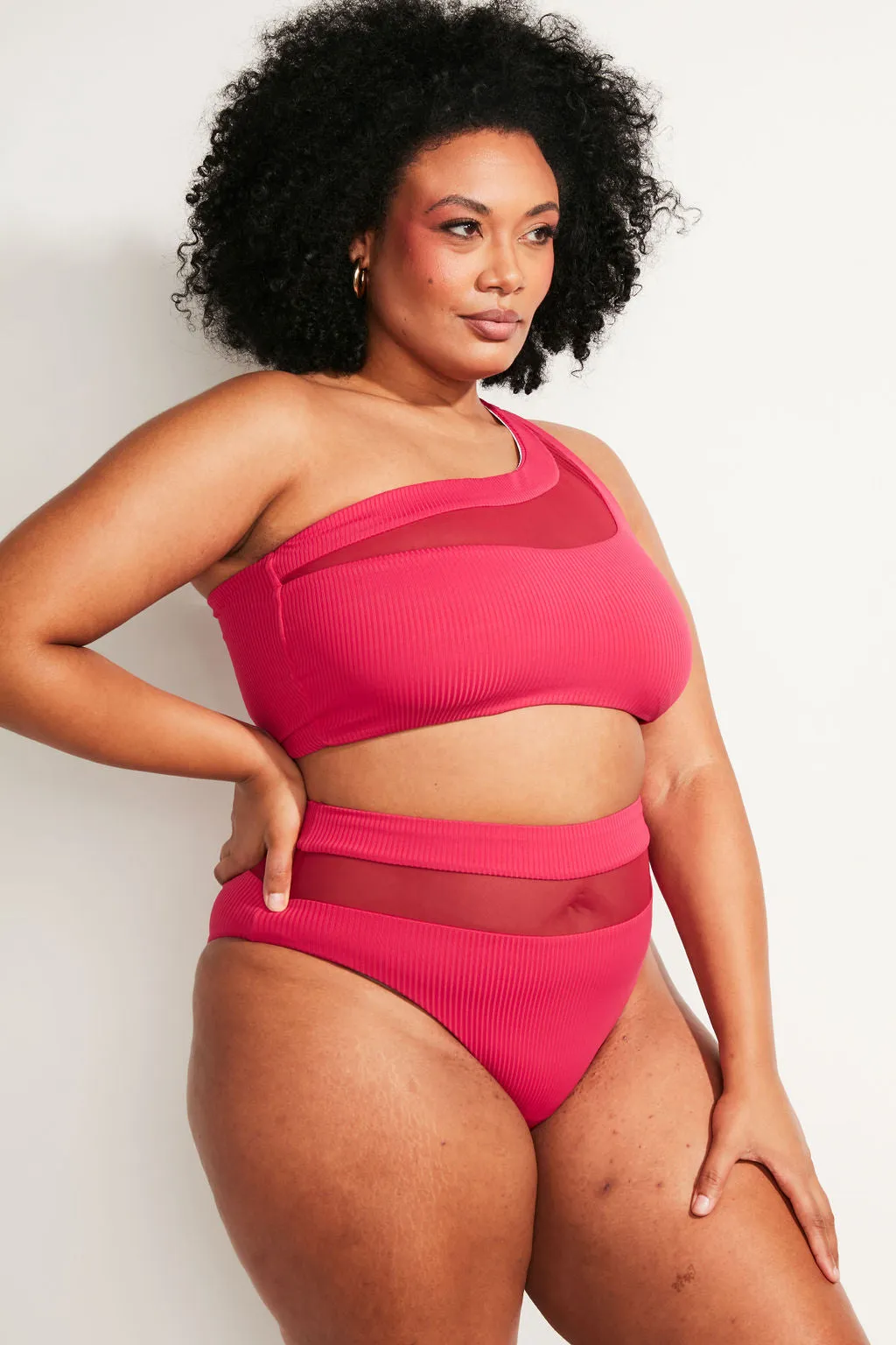 Bay Swim Bottom II - Raspberry