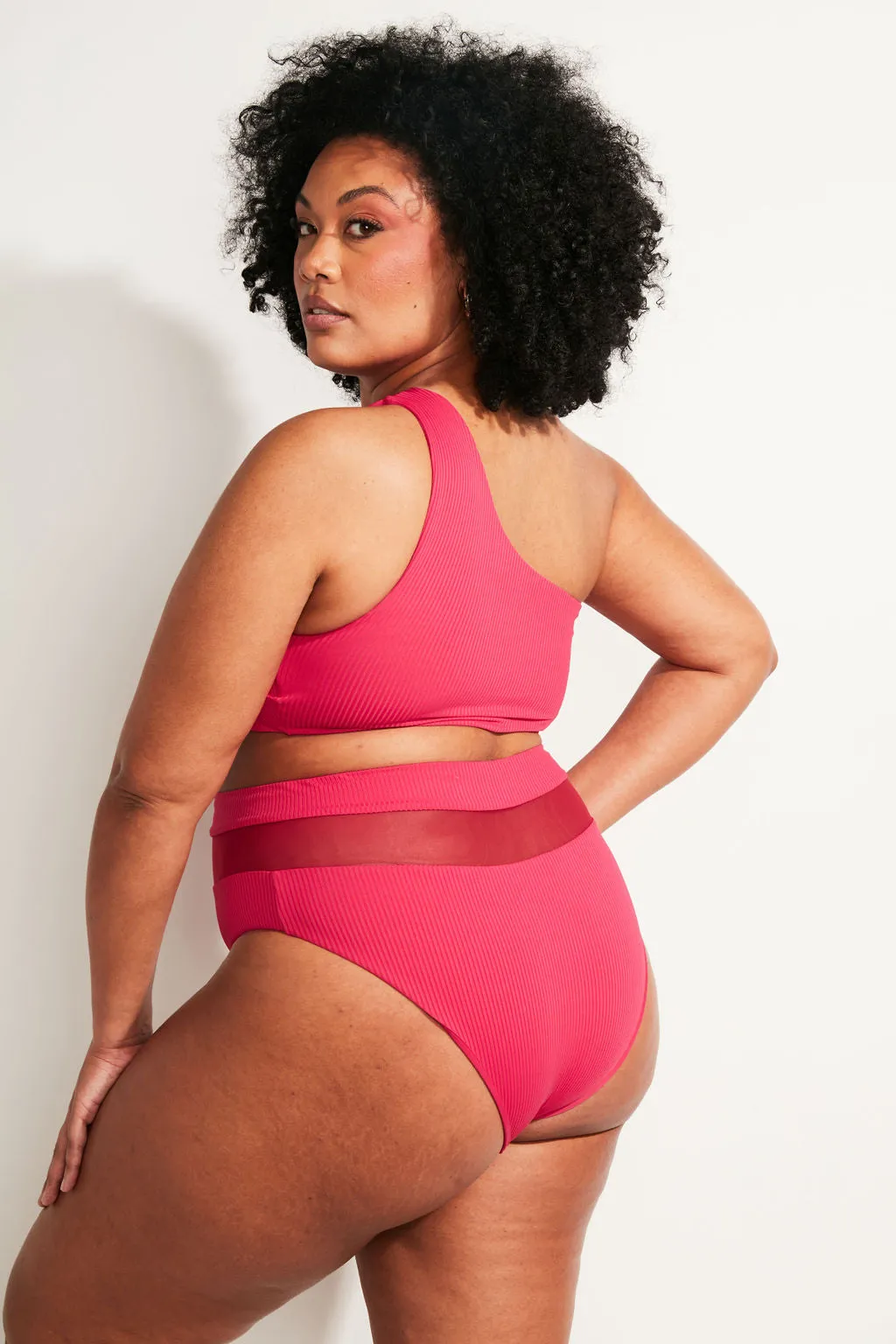Bay Swim Bottom II - Raspberry