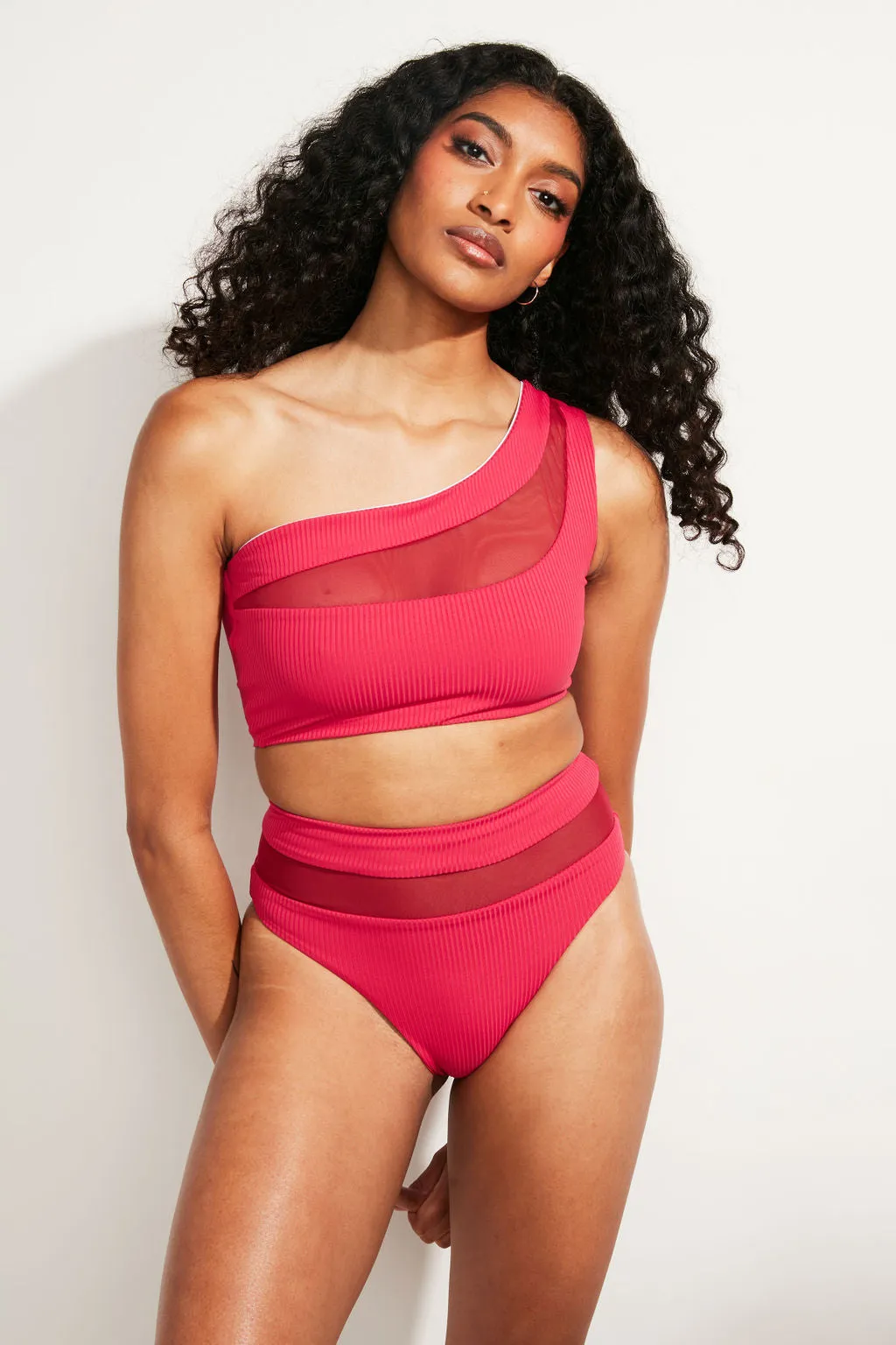 Bay Swim Bottom II - Raspberry