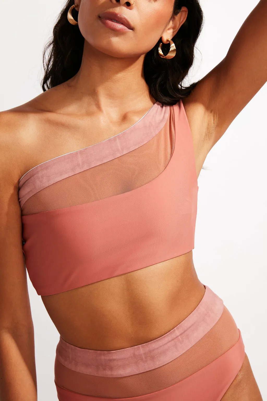 Bay Swim Top II - Dusty Rose