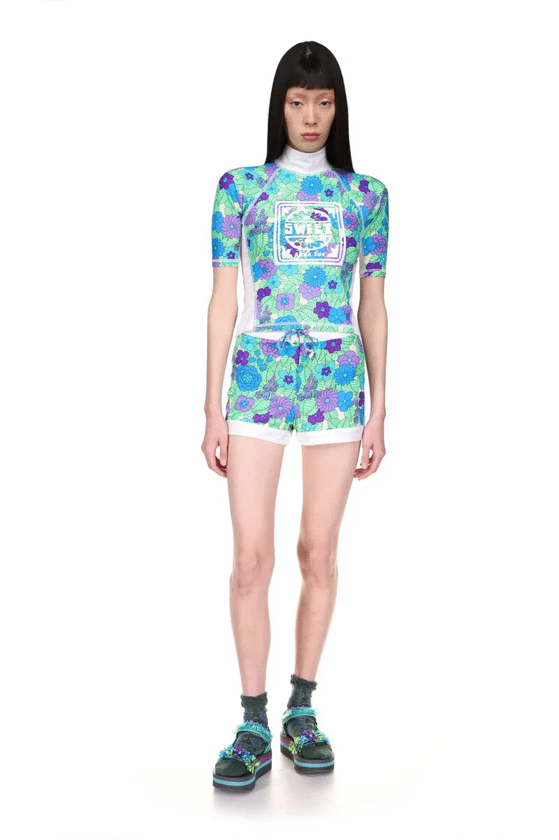 Beckoning Blossoms Surf Top