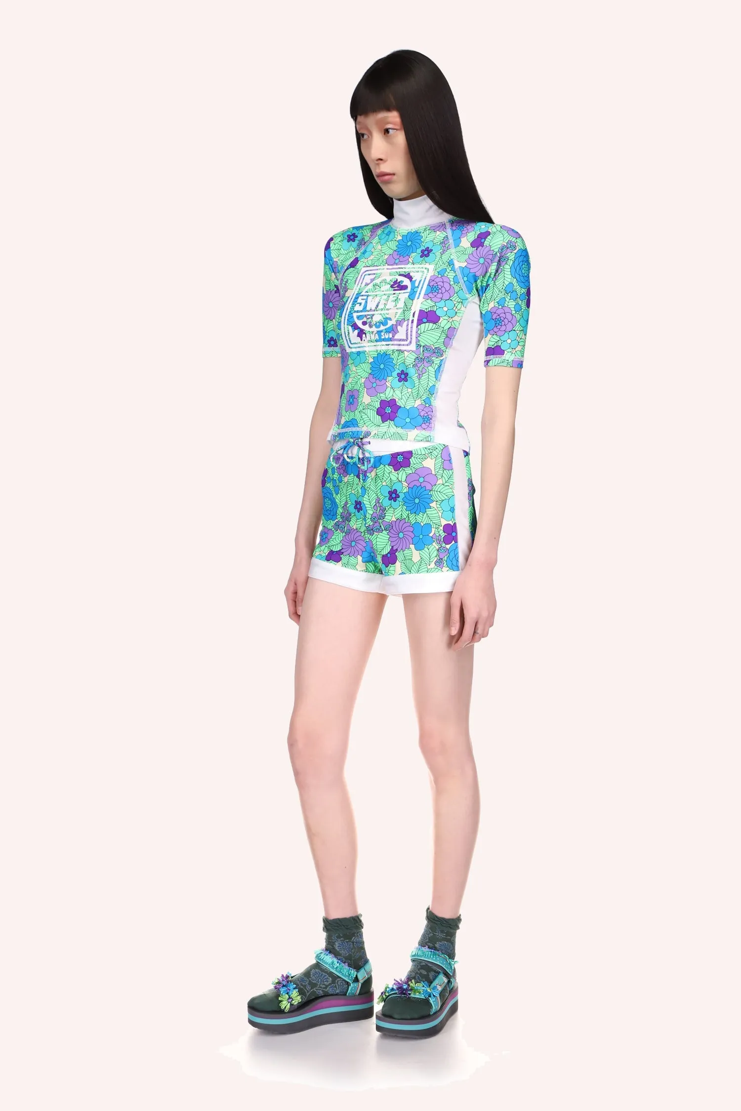 Beckoning Blossoms Surf Top