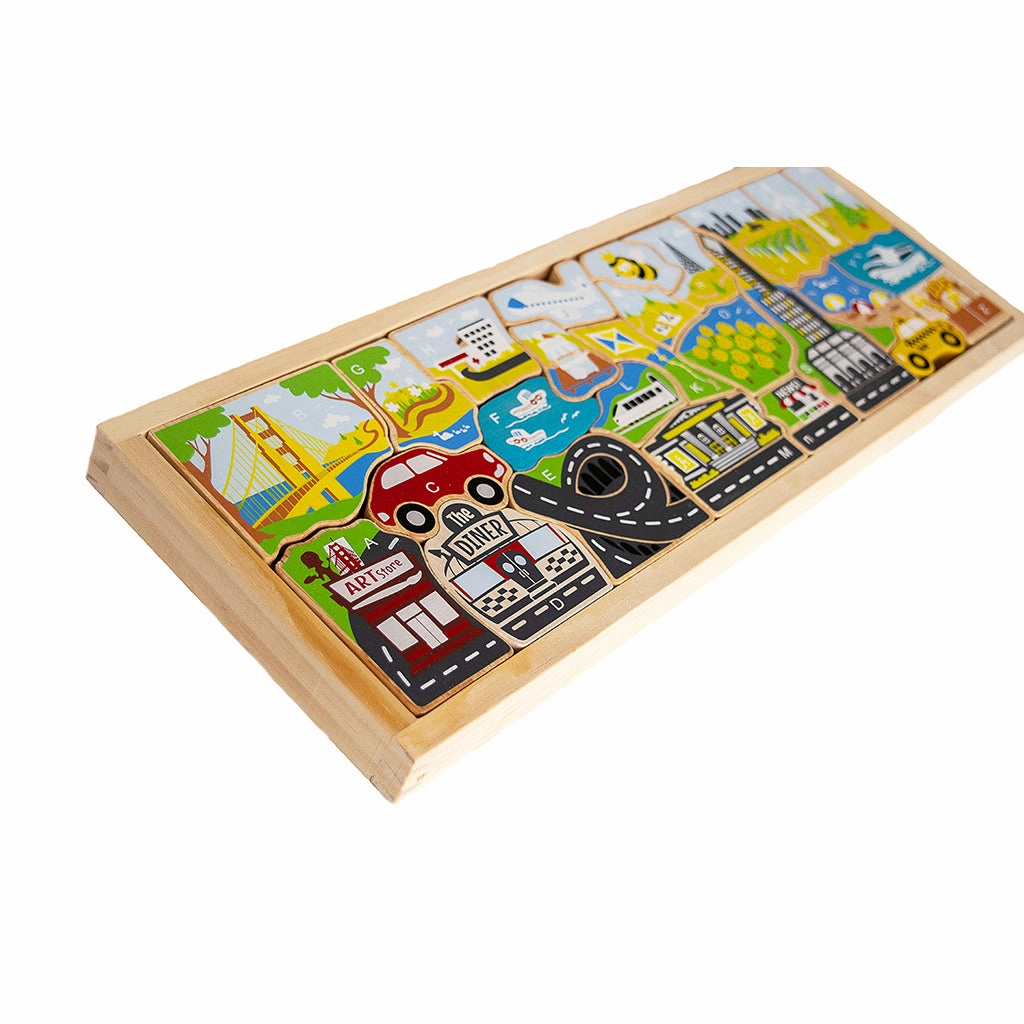 BeginAgain City A to Z Puzzle