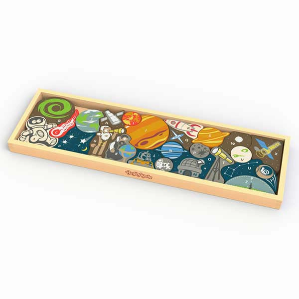 BeginAgain Space A To Z Puzzle & Playset