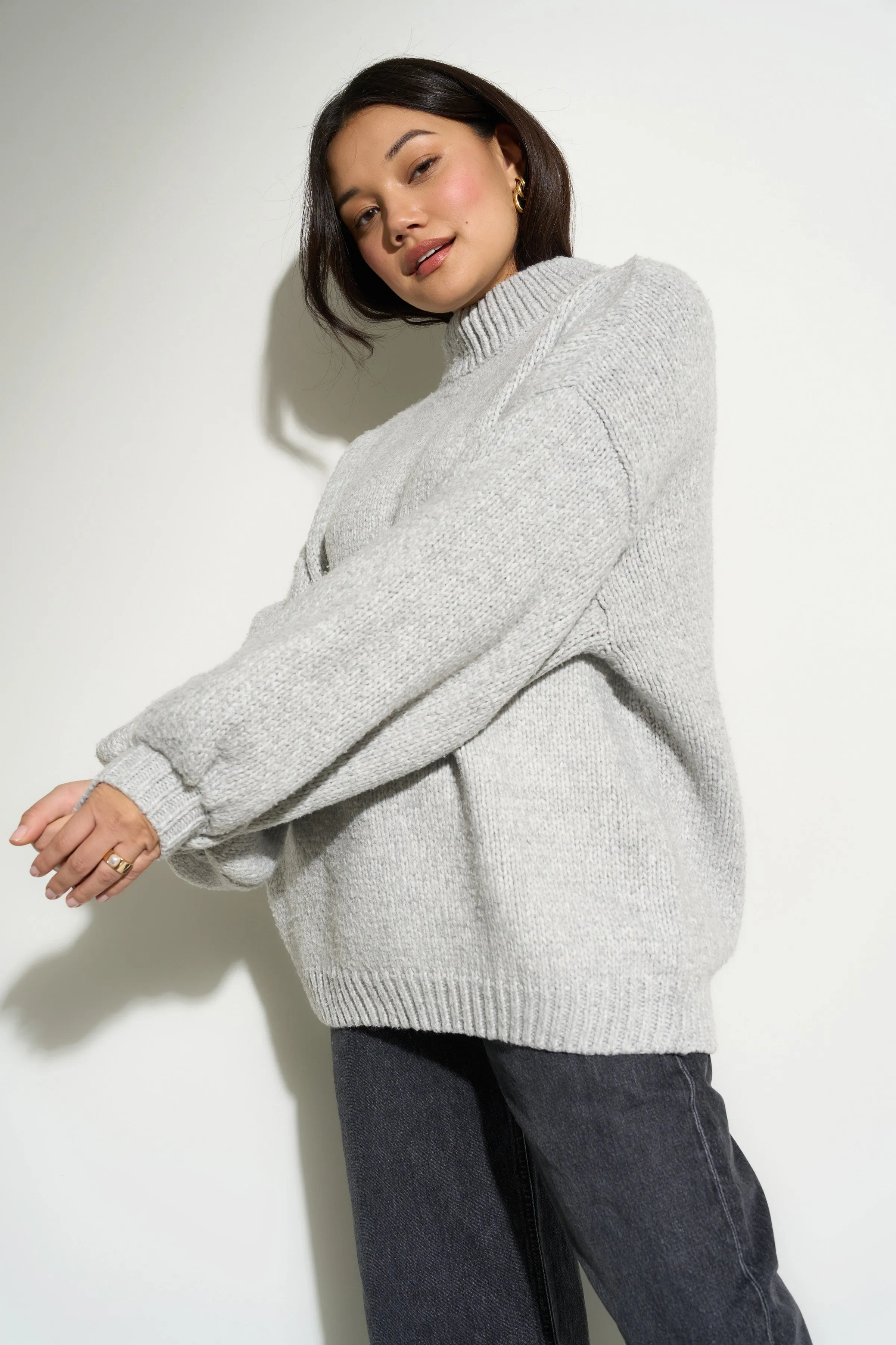 Bellamy Pullover - Heather Grey
