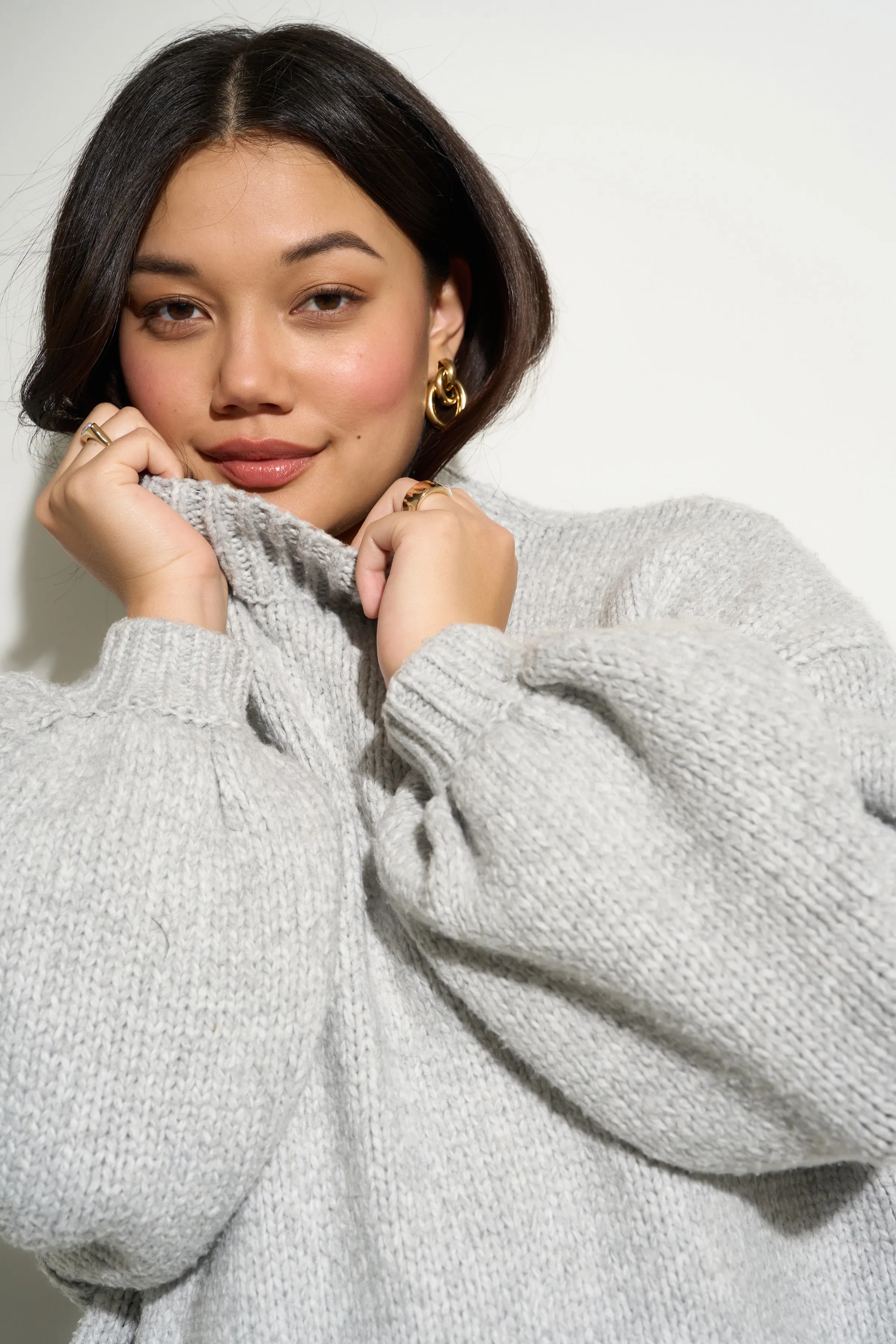 Bellamy Pullover - Heather Grey