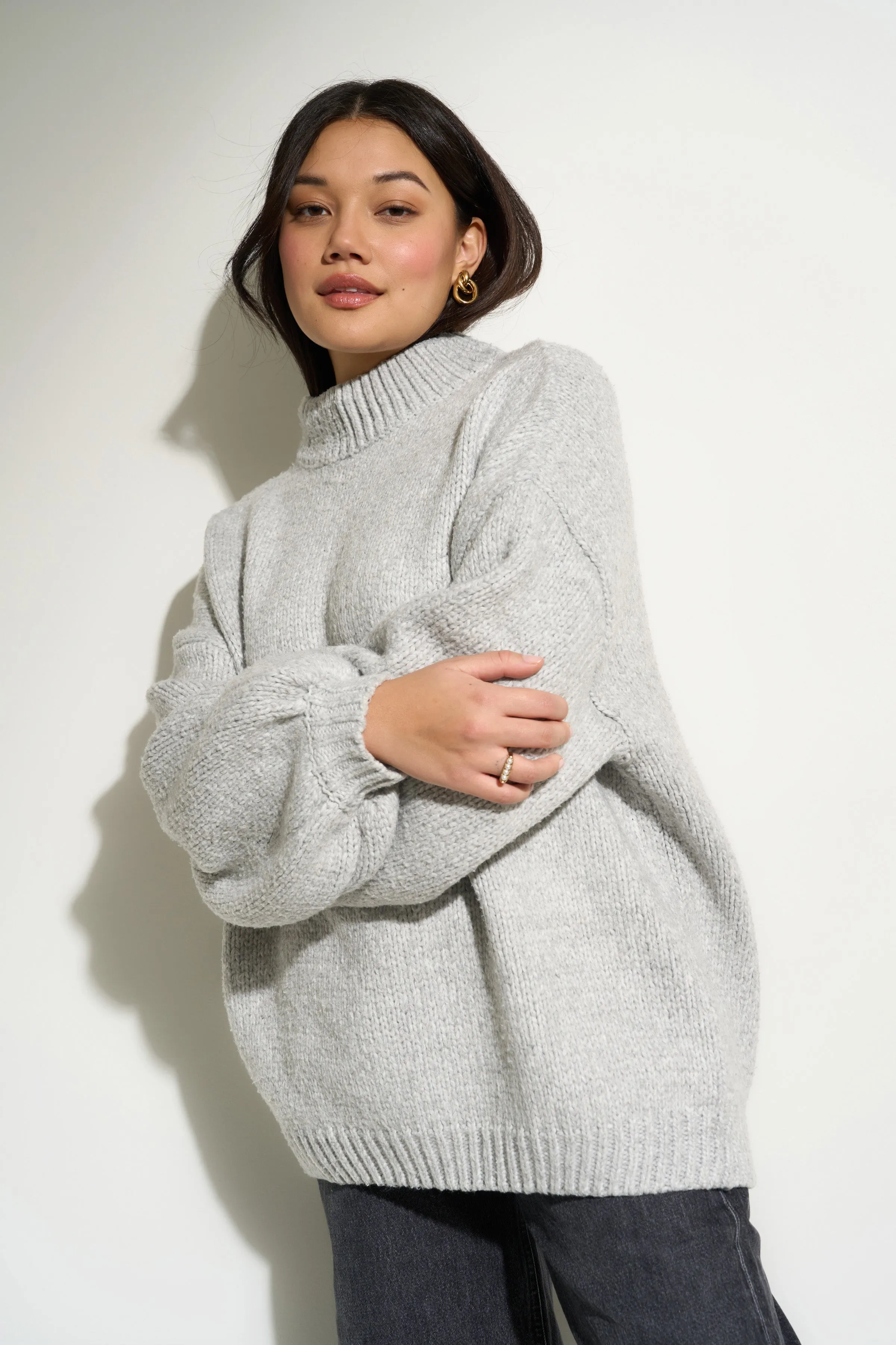Bellamy Pullover - Heather Grey