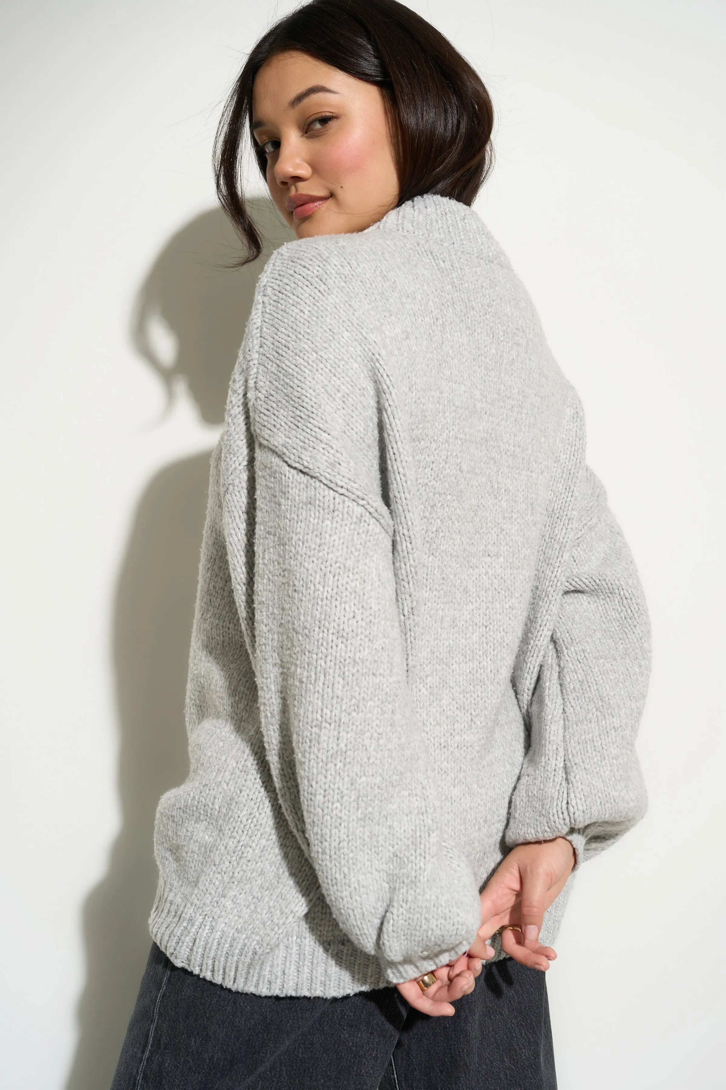 Bellamy Pullover - Heather Grey
