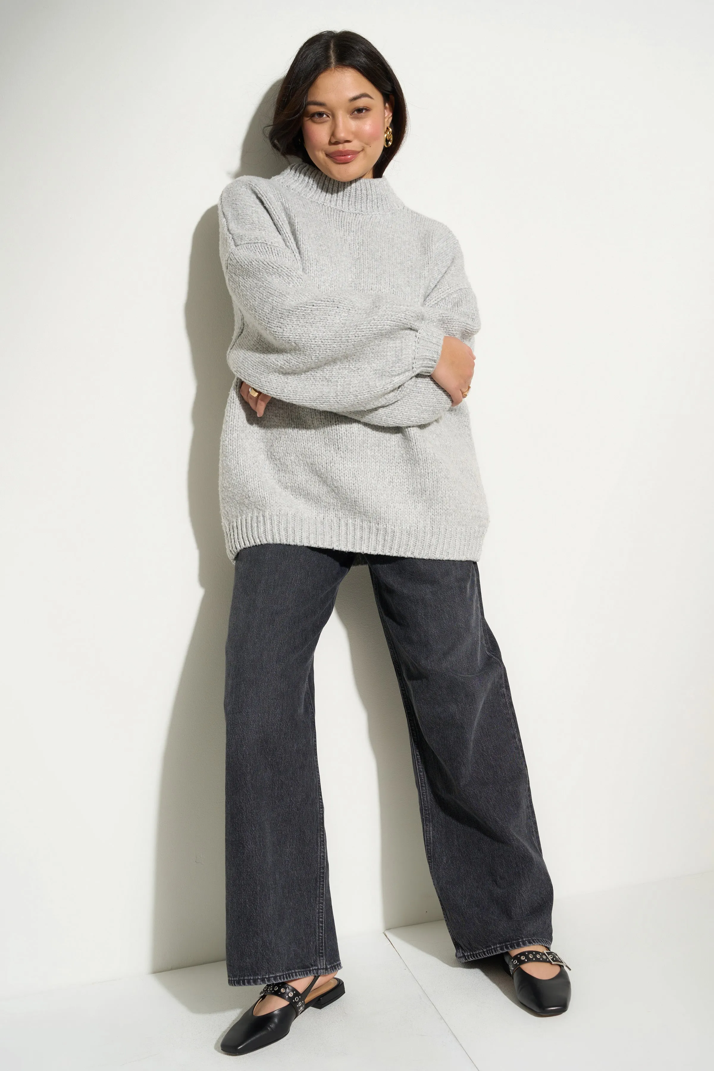 Bellamy Pullover - Heather Grey