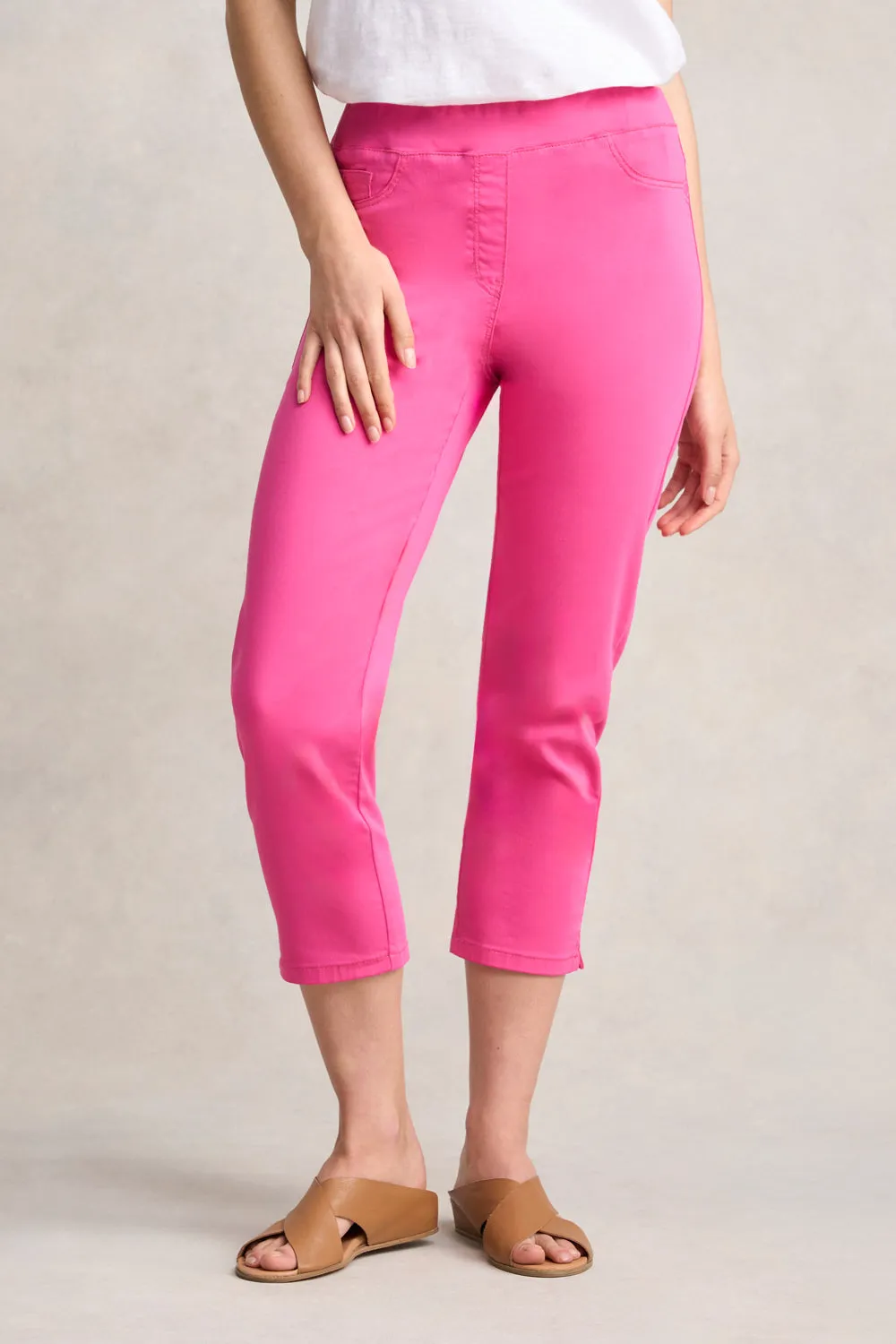 Bengajean 3/4 Slim Leg - Rose Pink