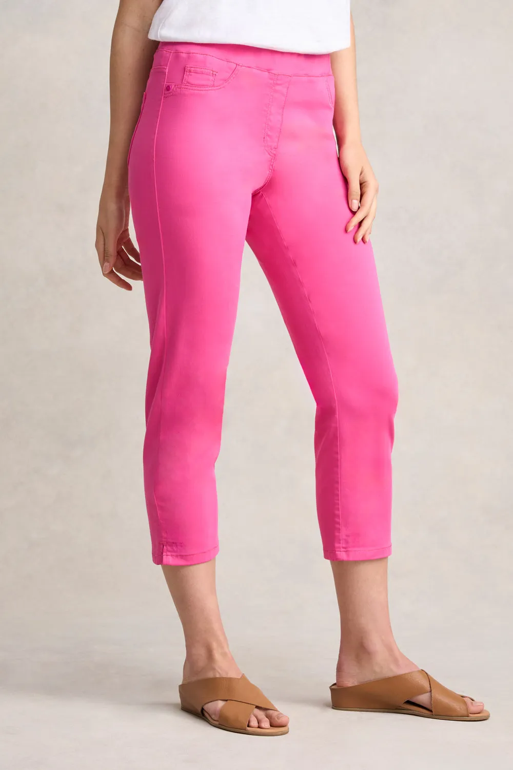 Bengajean 3/4 Slim Leg - Rose Pink