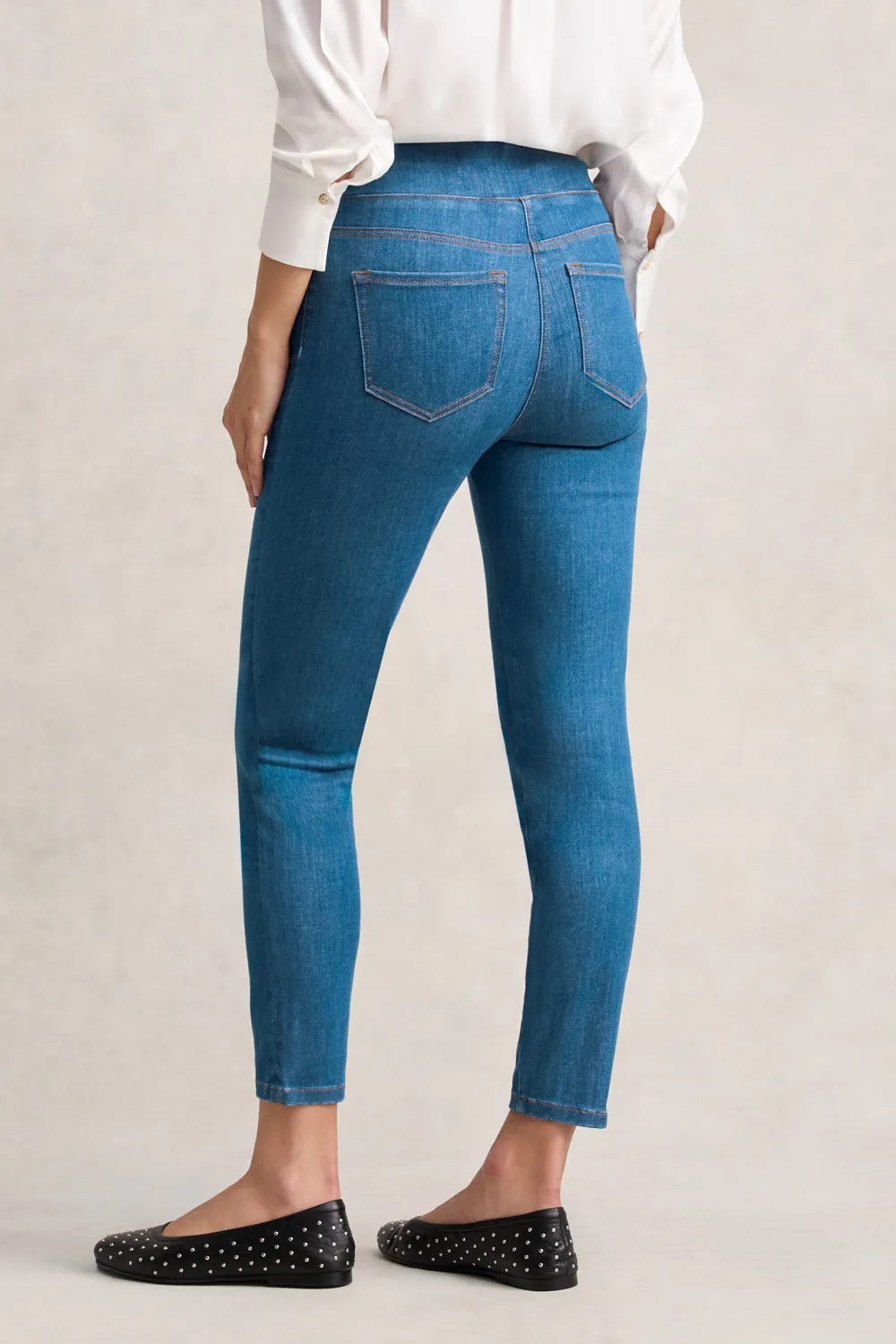 Bengajean 7/8 Skinny Leg - Indigo Mid Wash