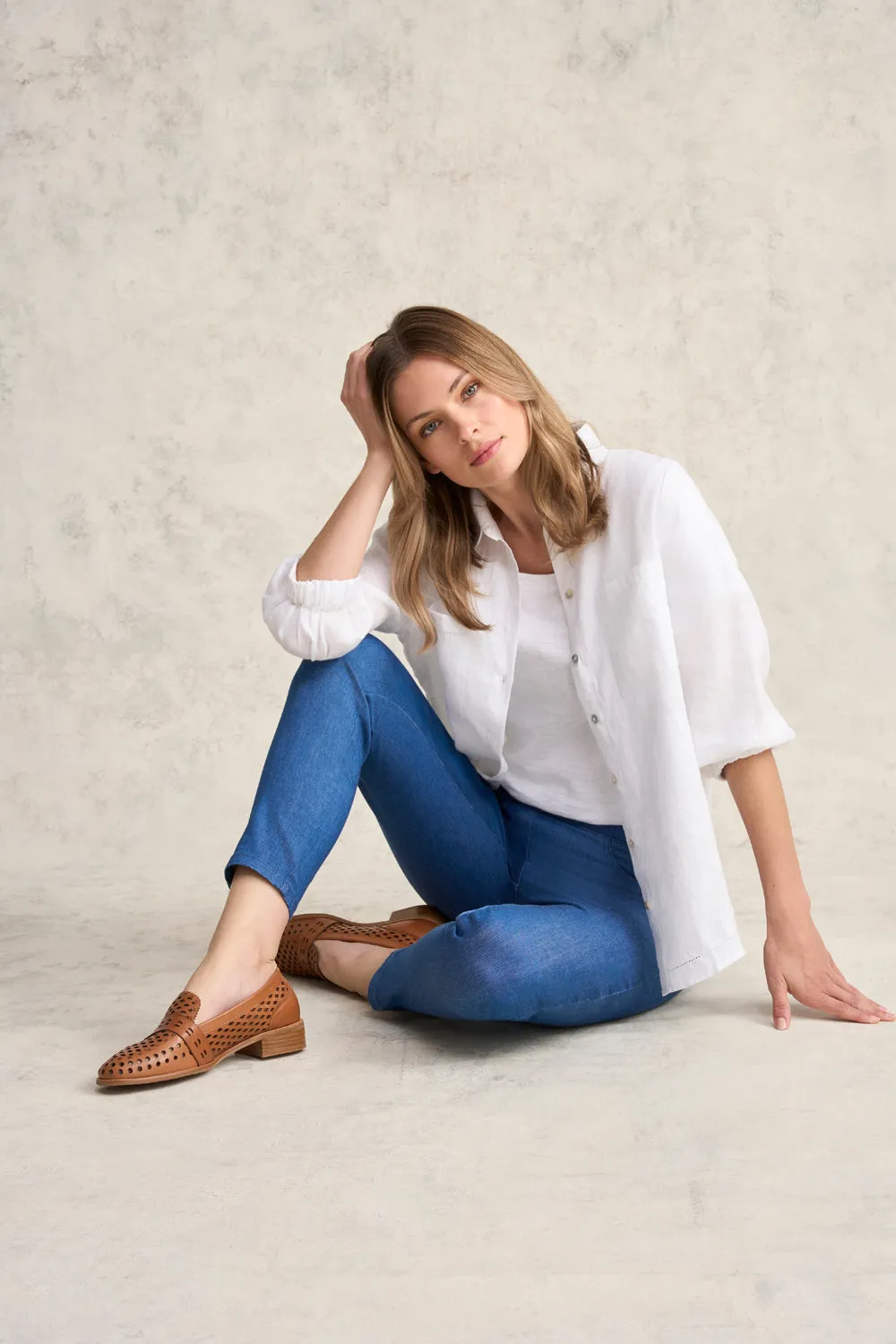 Bengajean  7/8 Skinny Leg - Ultramarine
