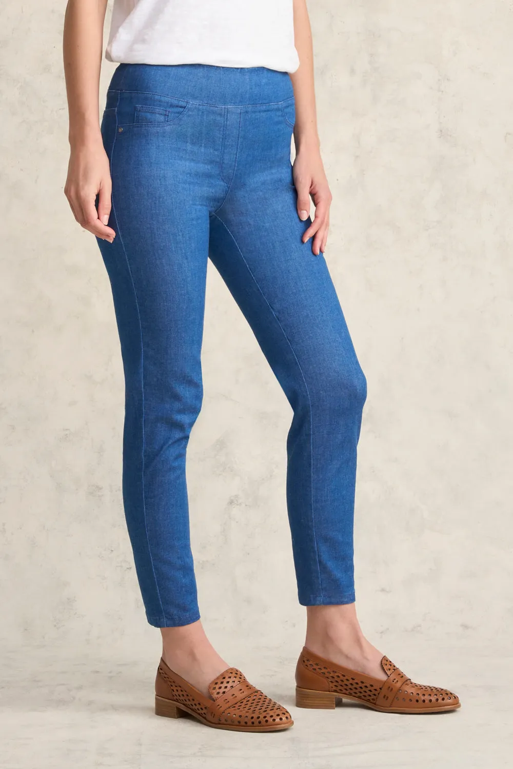 Bengajean  7/8 Skinny Leg - Ultramarine