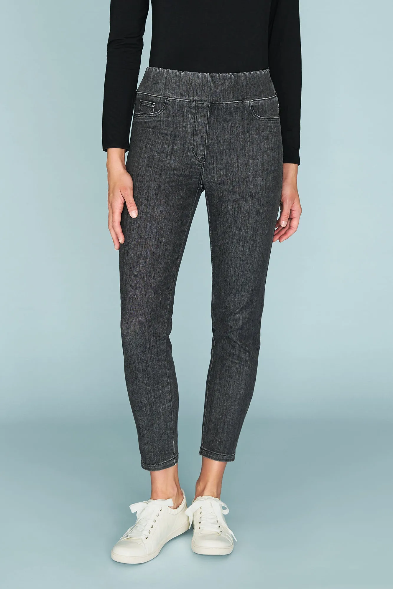 Bengajean 7/8th Skinny Leg - Deep Grey