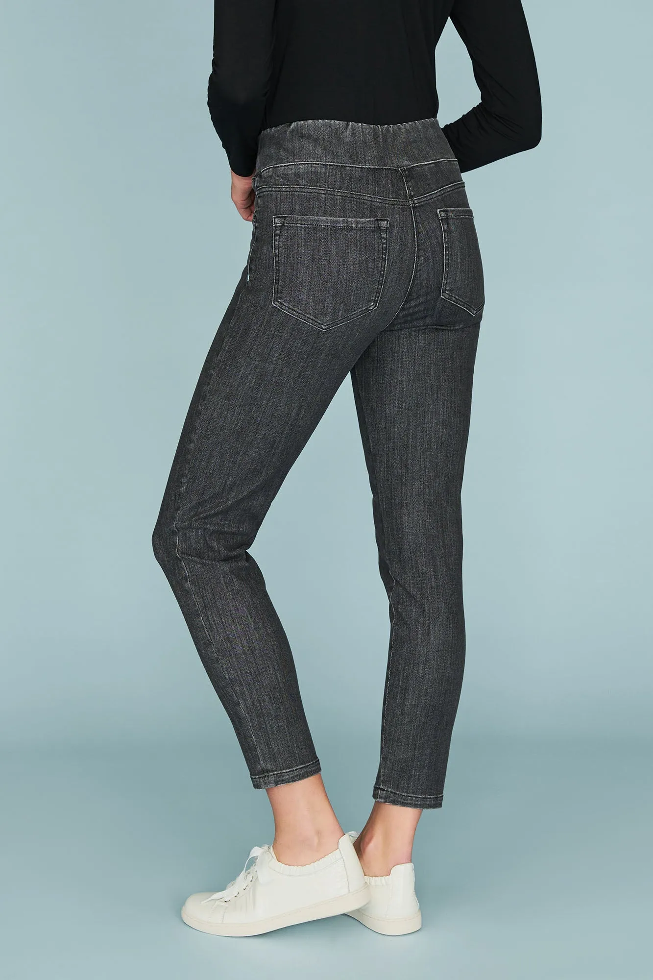 Bengajean 7/8th Skinny Leg - Deep Grey