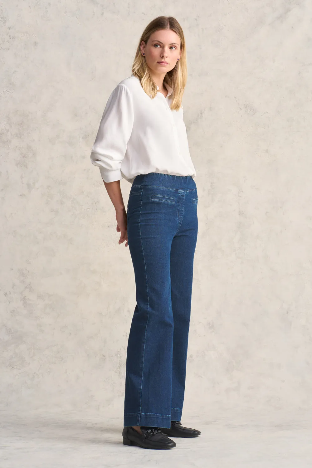 Bengajean Le Flare - Dark Wash Denim