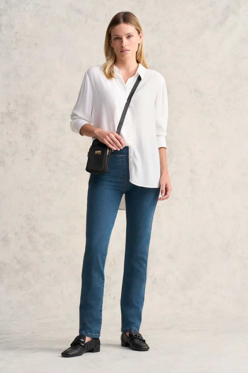Bengajean Straight Cashmere Feel - Denim Wash