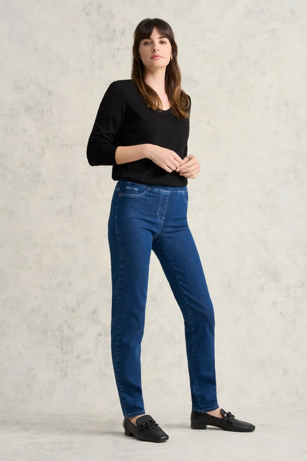 Bengajean Straight Leg - Mid Indigo