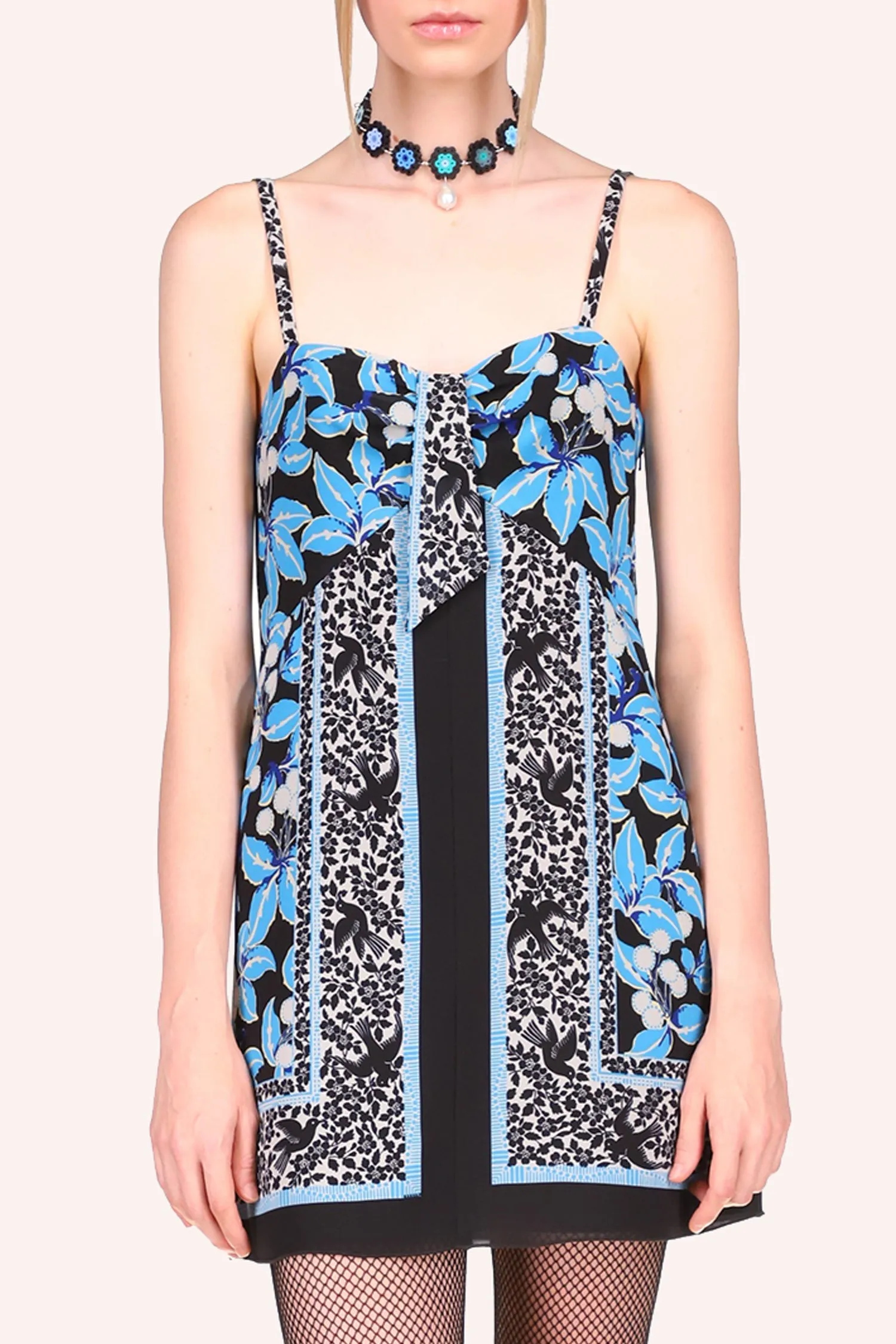Birds and Berries Slip Dress
