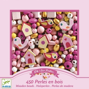 Birds Wooden Beads