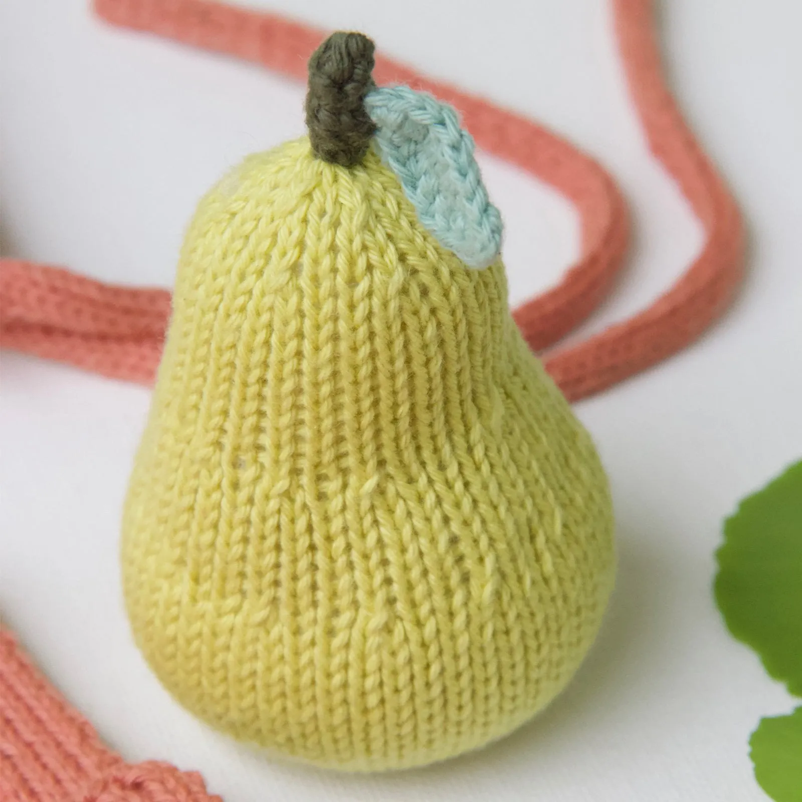 Blabla Kids Pear Fruit Rattle