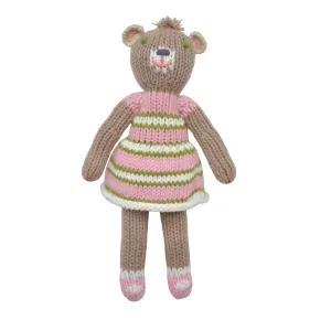 Blabla Kids School Book Girl Bear Rattle