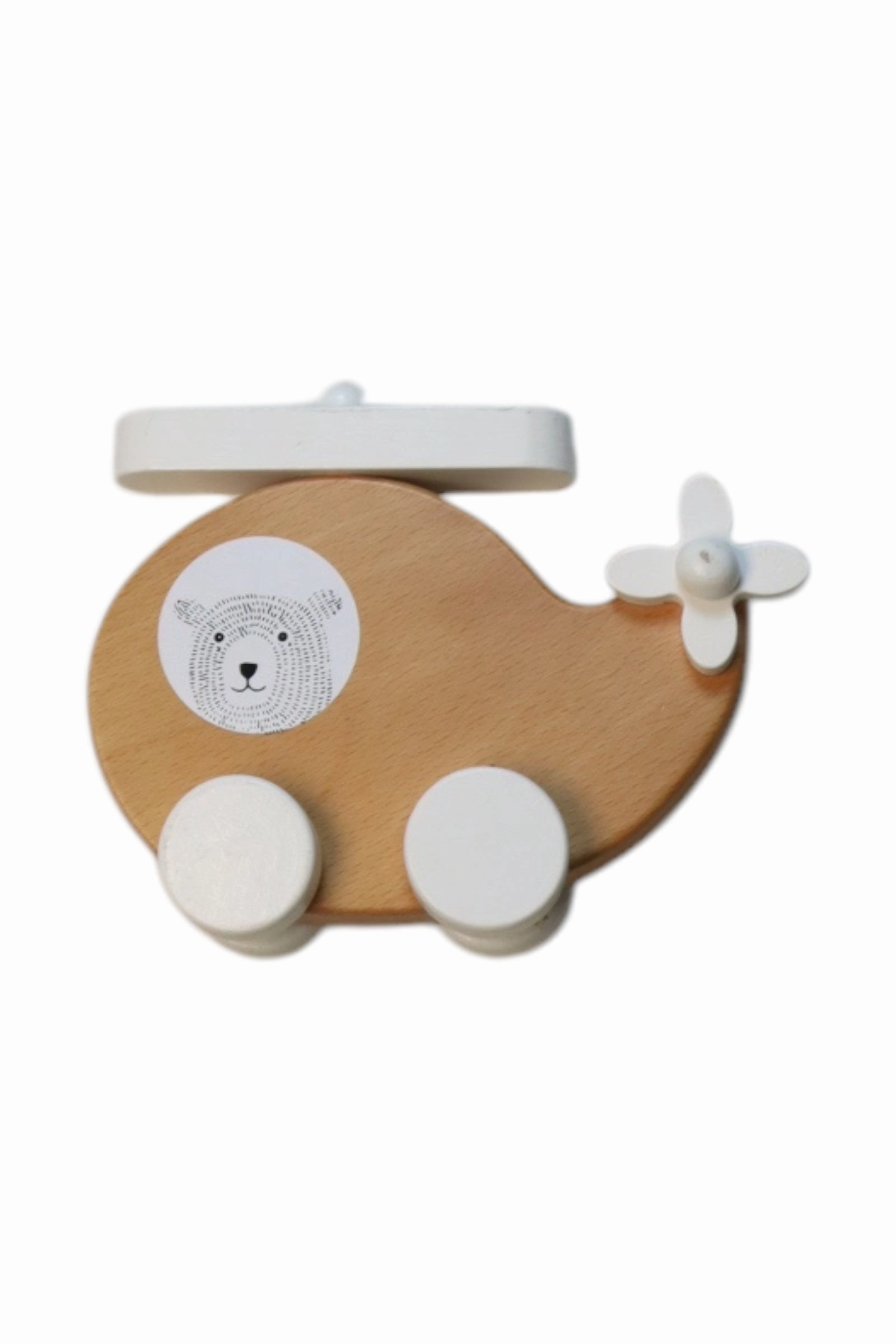 Bloomingville Wooden Bear Helicopter Toy O/S