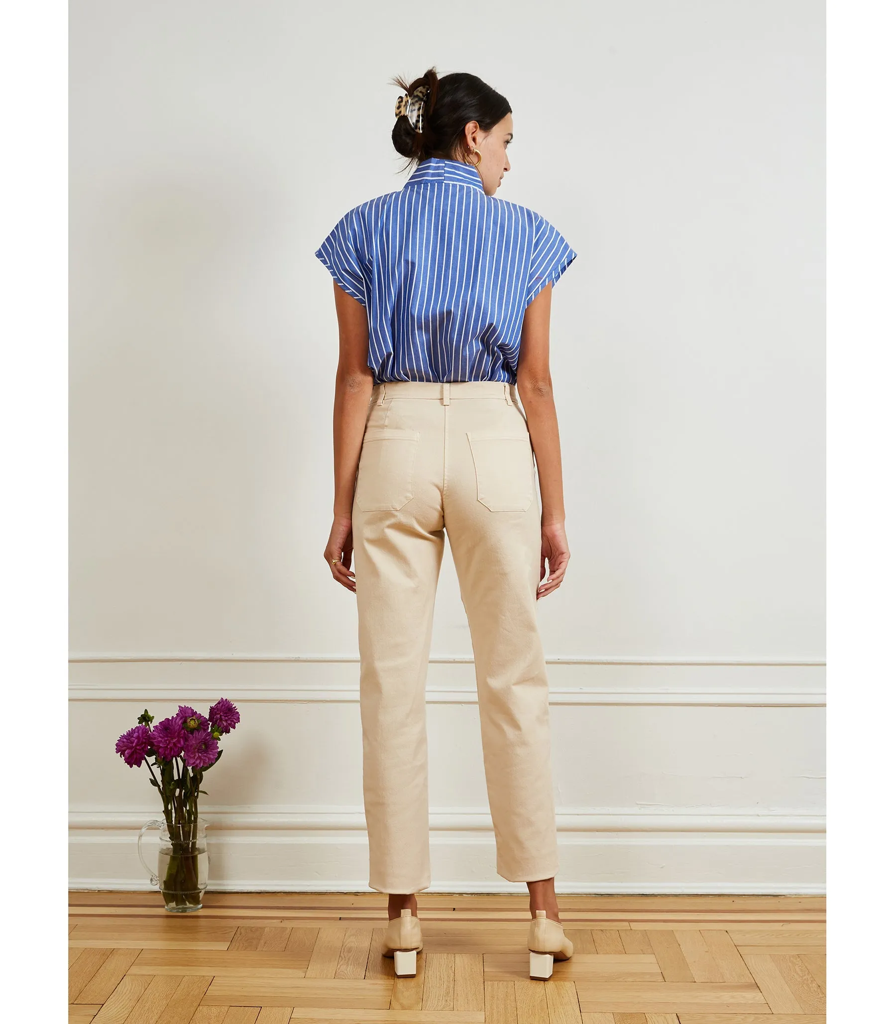 Blue Stripe Sienna Top