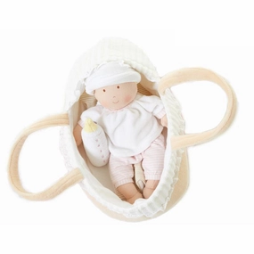 Bonikka Carry Cot With Baby Doll, Bottle & Blanket