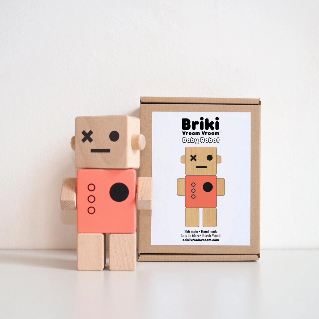 Briki Vroom Vroom Baby Robot / Corail / Coral