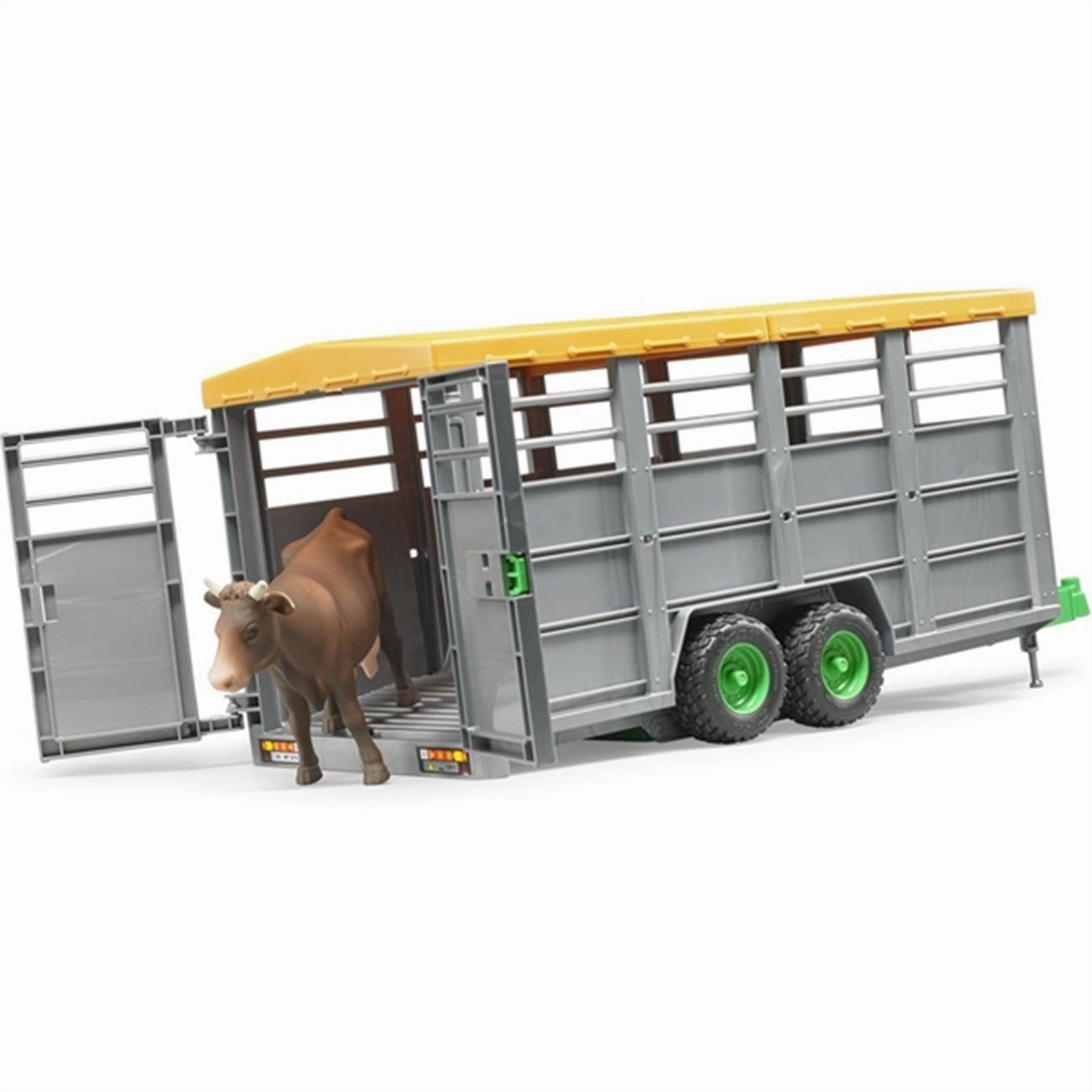 Bruder Livestock Trailer with 1 Cow