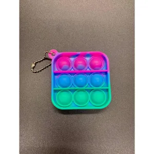Bubble Popper Keychain Square Fidget (Camouflage)
