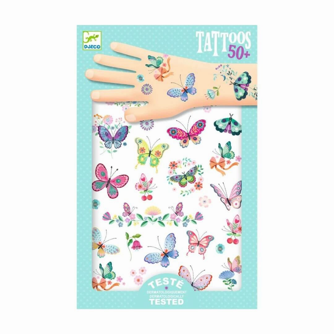 Butterflies Temporary Tattoo Set