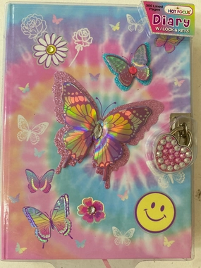 Butterfly Diary lockable