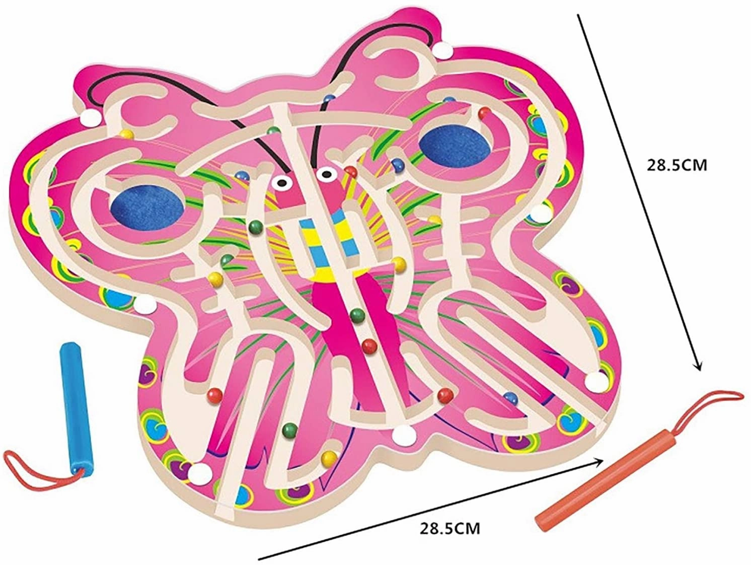 Butterfly Magnetic pen maze