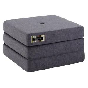 by KlipKlap KK 3 Fold Single 35x65x65cm - Blue Grey W. Grey (Pre-Order; Est. Delivery in 2-4 Weeks)