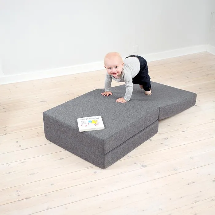 by KlipKlap KK 3 Fold Single 35x65x65cm - Blue Grey W. Grey (Pre-Order; Est. Delivery in 2-4 Weeks)