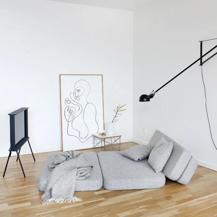 by KlipKlap KK 3 Fold Sofa 36x120x70cm - Deep Green W. Light Green (Pre-Order; Est. Delivery in 2-4 Weeks)