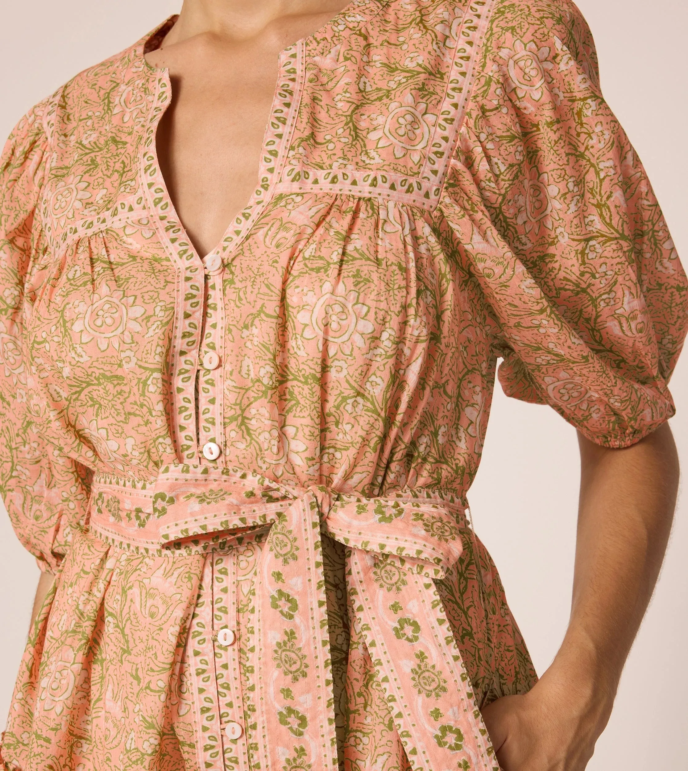 Calista Mini Dress | Cecil Blush