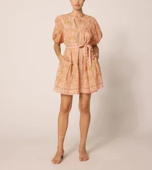 Calista Mini Dress | Cecil Blush