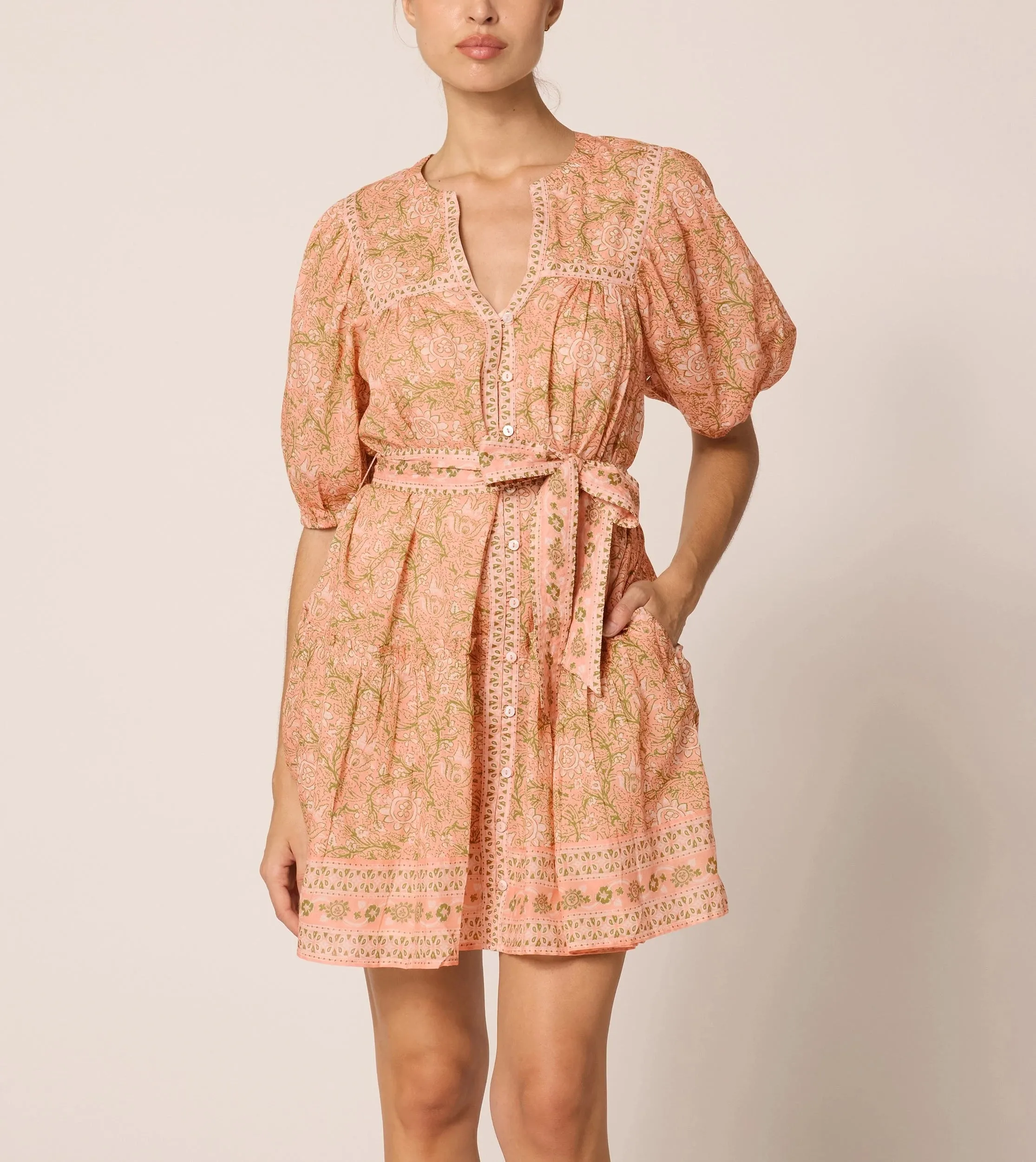 Calista Mini Dress | Cecil Blush