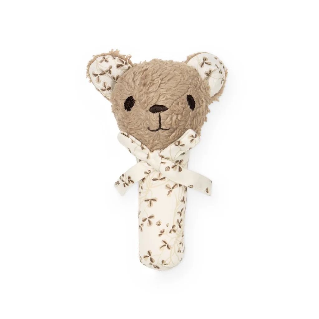 Cam Cam Copenhagen Petite Bear Rattle OSC Latte