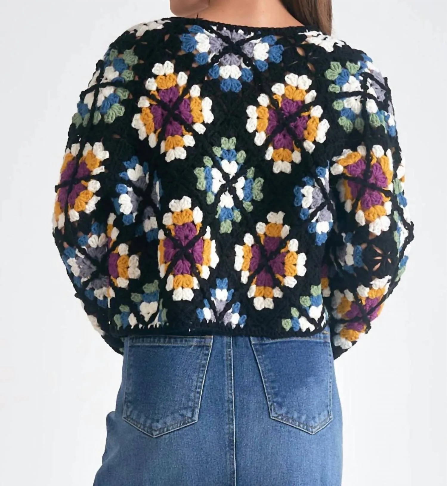 Cardigan Crochet Sweater