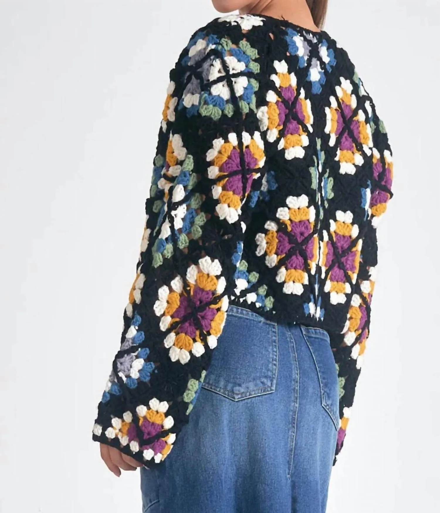 Cardigan Crochet Sweater