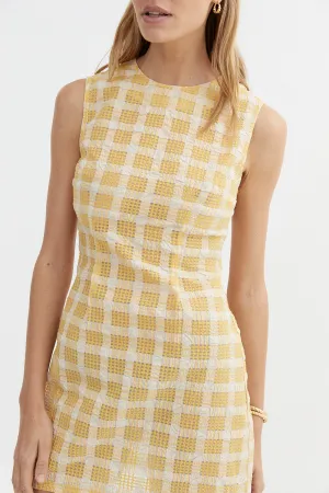 Carol Mini Dress Yellow