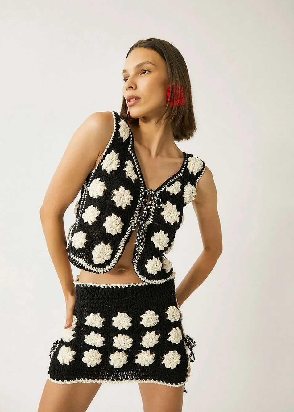 Cassia Crochet Vest