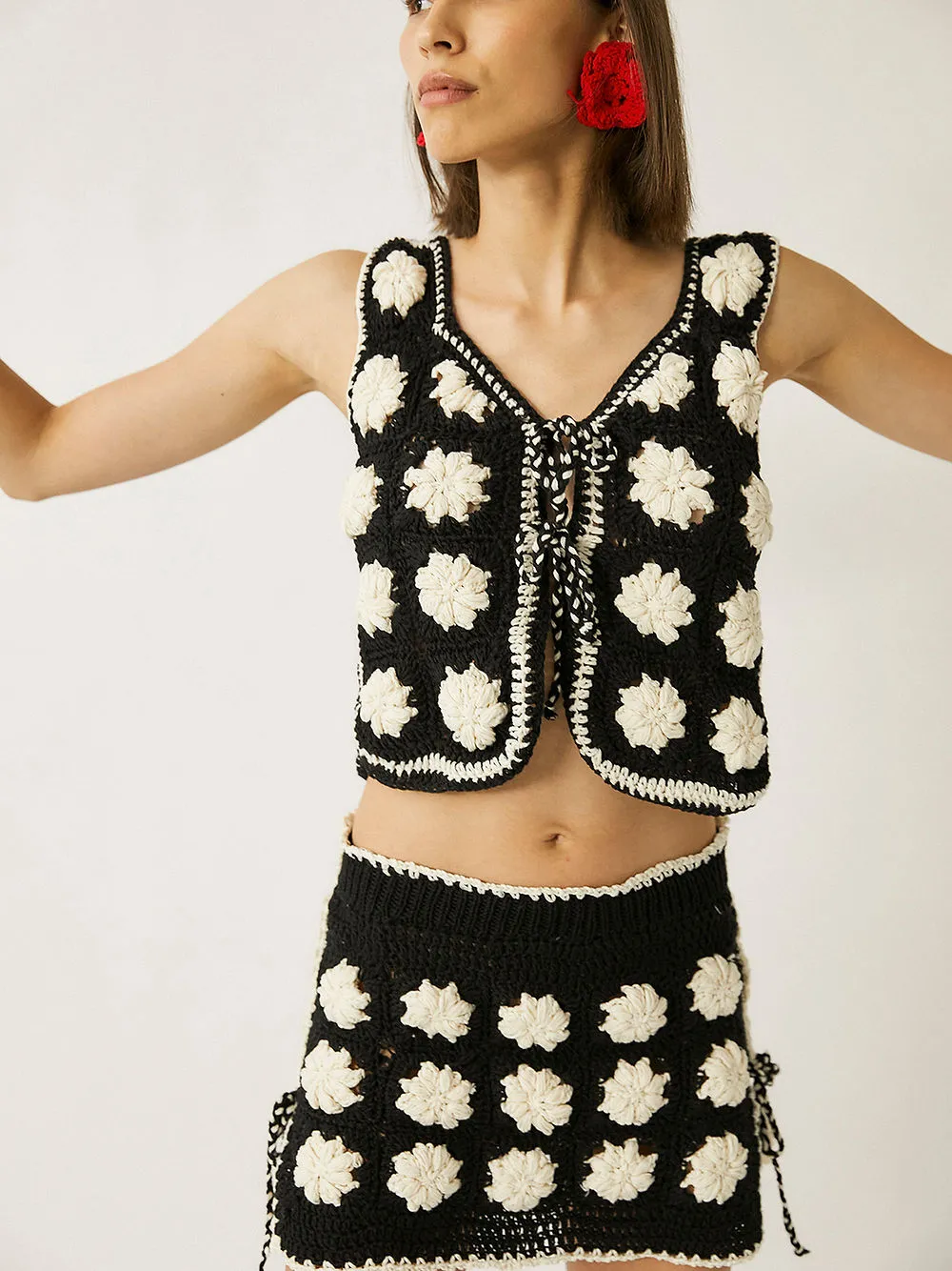 Cassia Crochet Vest